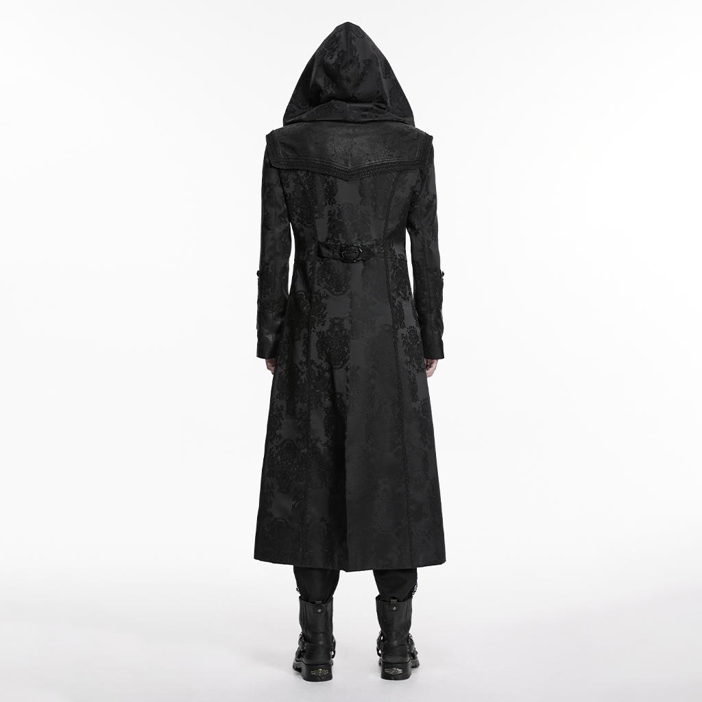 Black Assassin's Creed Embroidered Coat - Image 3