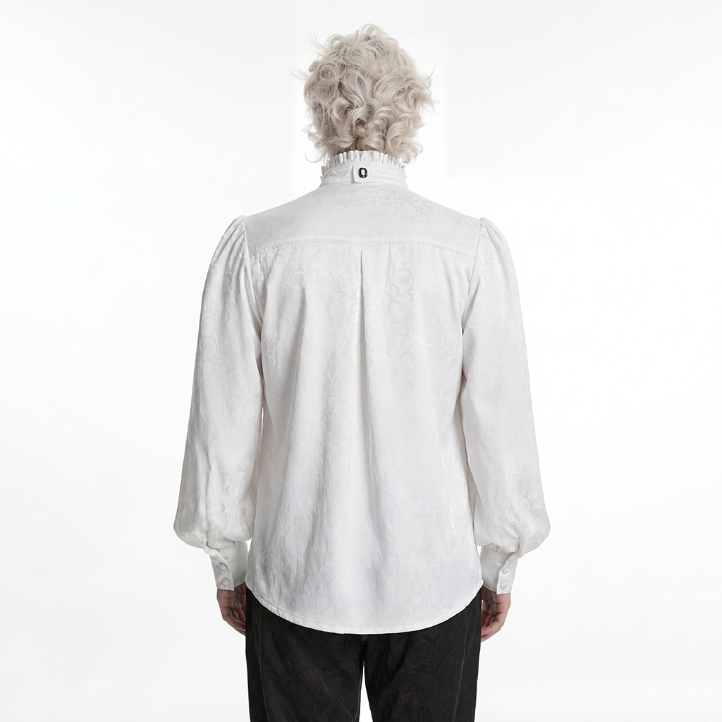Handsome Gothic Embroidered Shirt - Image 2