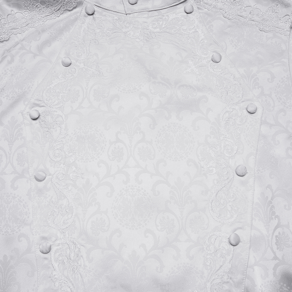 Handsome Gothic Embroidered Shirt - Image 8