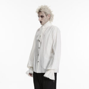Gothic Jacquard Shirt- White