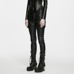Cyberpunk Faux Leather Pants