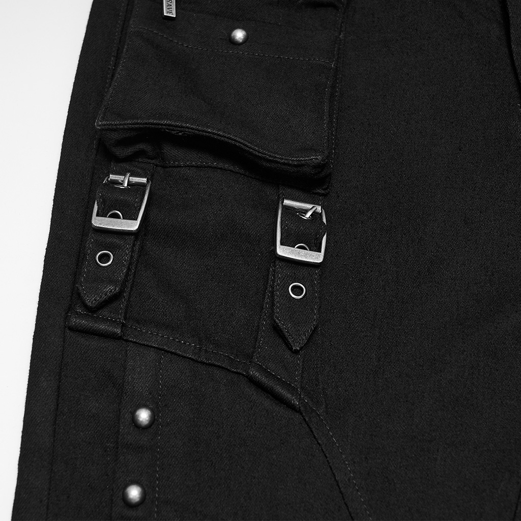 Punk High-Waist Cool Slim Pants - Image 10