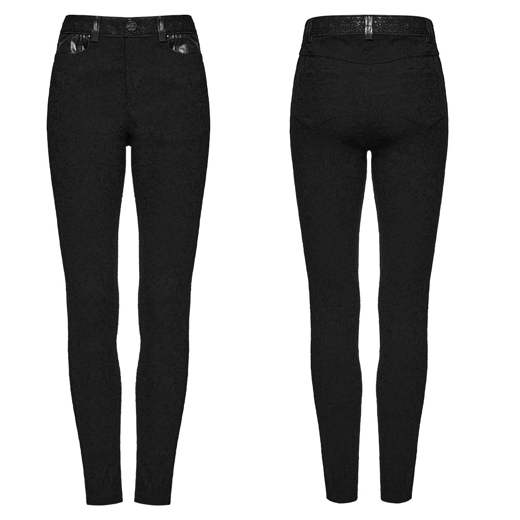 Gothic Dark Patterned Pants - Image 6