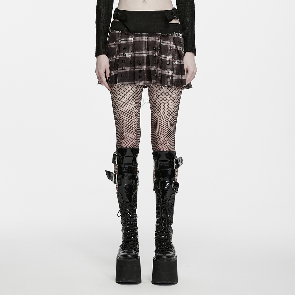 Punk Decadent Pleated Skirt - Image 2