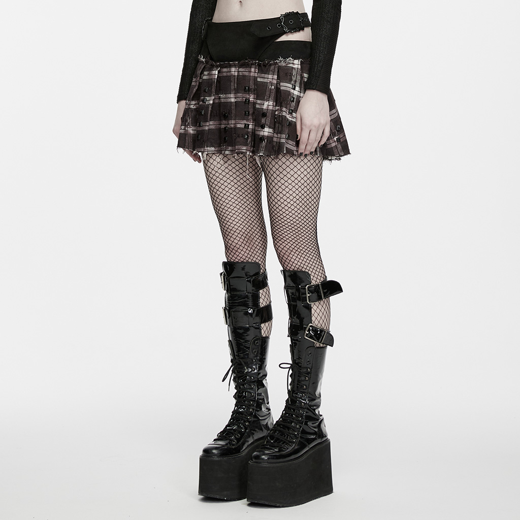 Punk Decadent Pleated Skirt - Image 3