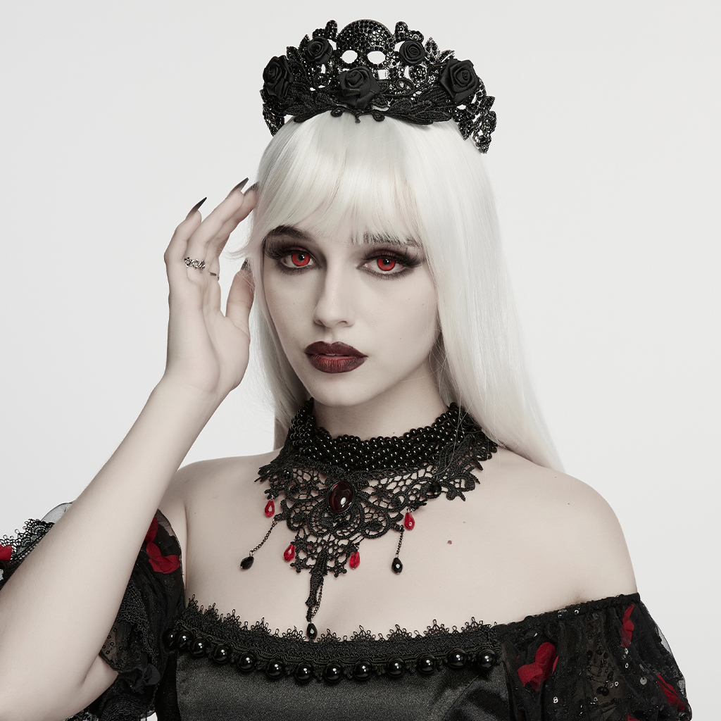 Goth Glamorous Lace Choker