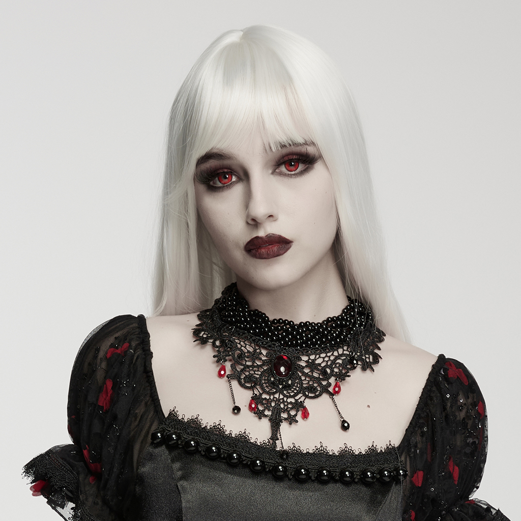 Goth Glamorous Lace Choker - Image 2