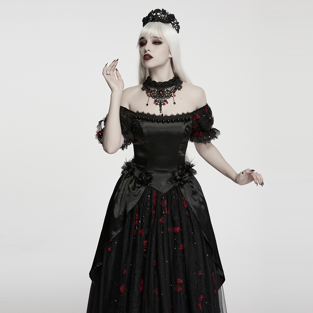 Goth Glamorous Lace Choker - Image 4
