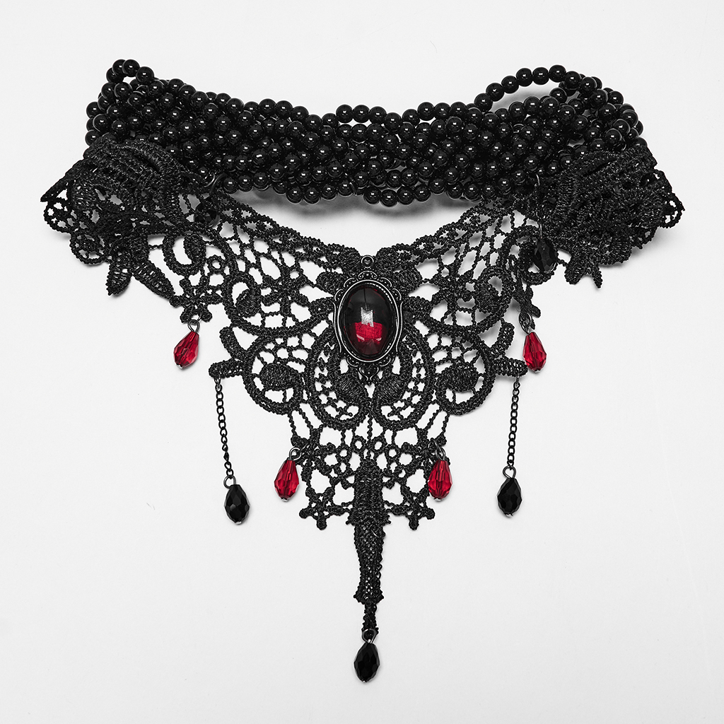 Goth Glamorous Lace Choker - Image 6