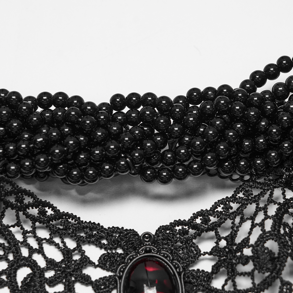 Goth Glamorous Lace Choker - Image 7