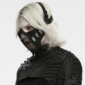 Post Apocalyptic Punk Rivet Mesh Face Mask