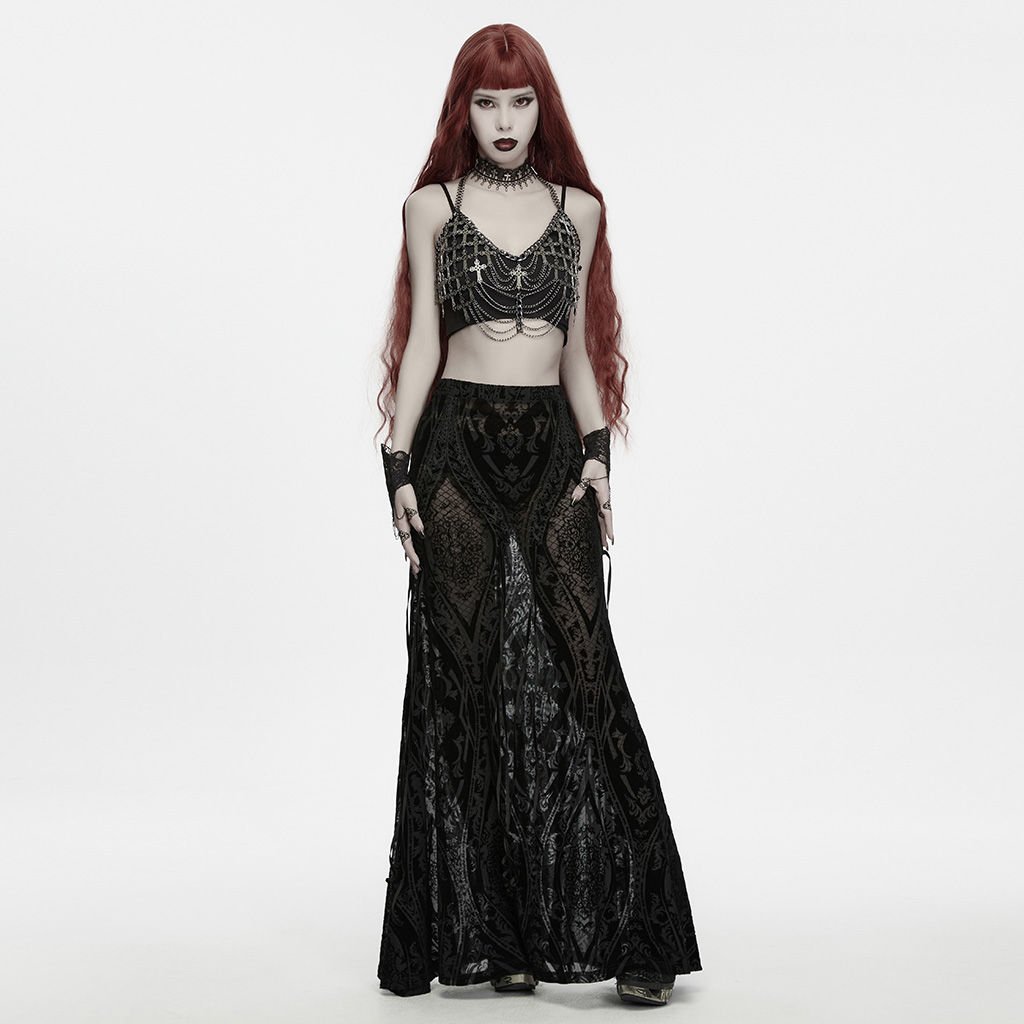 Cathedral Cross Lace Choker - Image 4