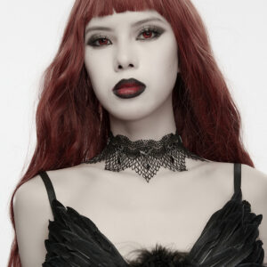 Dark Night Bat Lace Choker