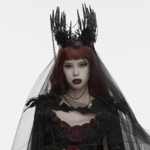 Goth Bone Thorn Prison Crown