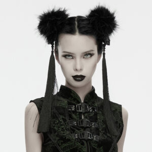 Cyber New Chinese Style Skull Hair Clips