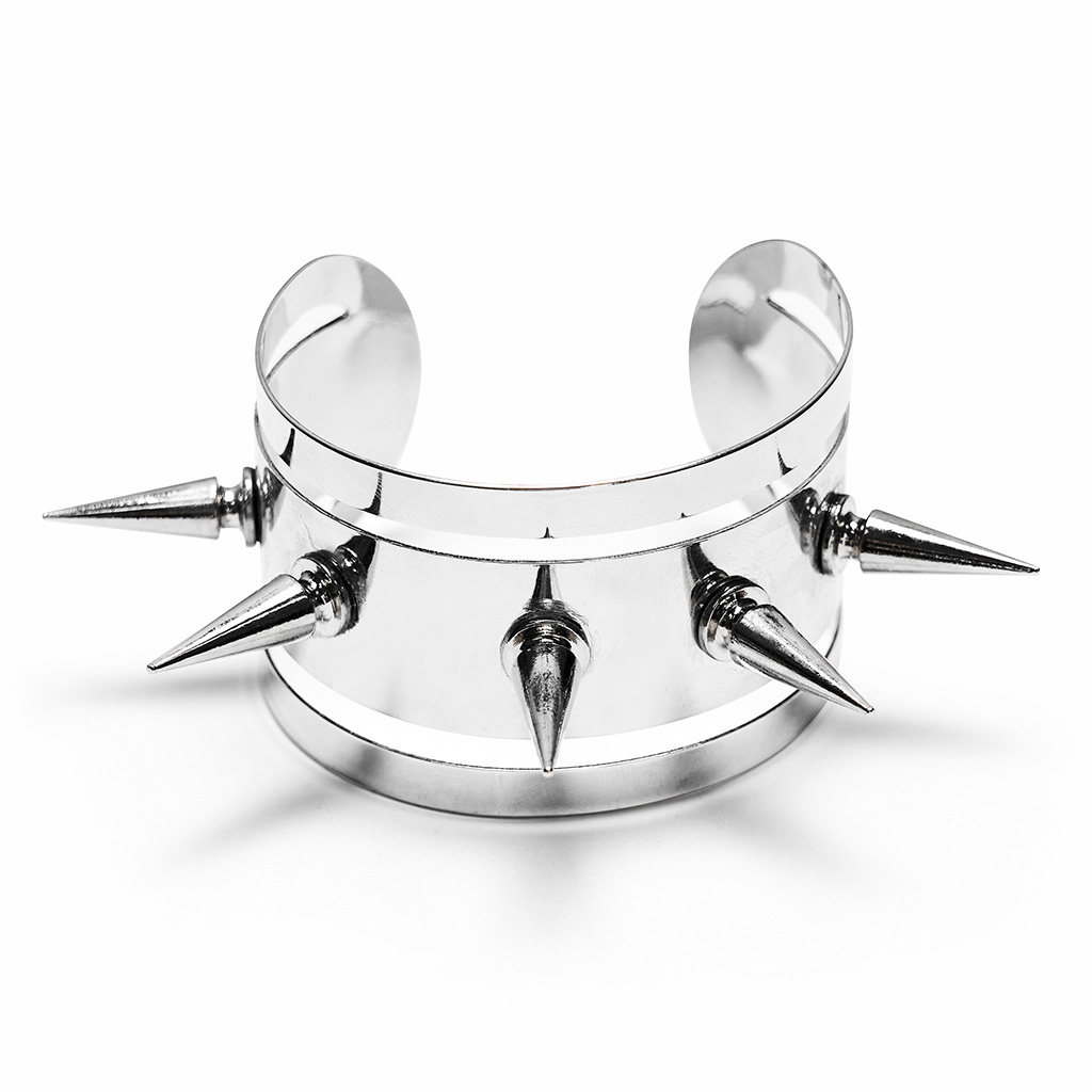 Punk Spiked Arm Cuff - Image 5