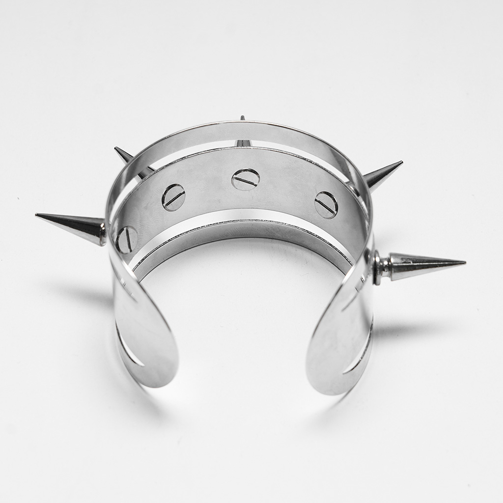 Punk Spiked Arm Cuff - Image 6
