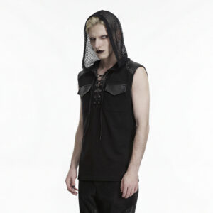 Punk Lace-Up T-Shirt