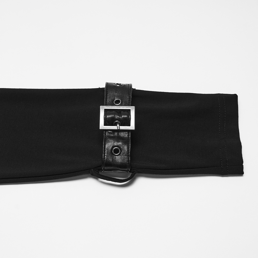 Punk Asymmetric Segmentation T-Shirt - Image 7