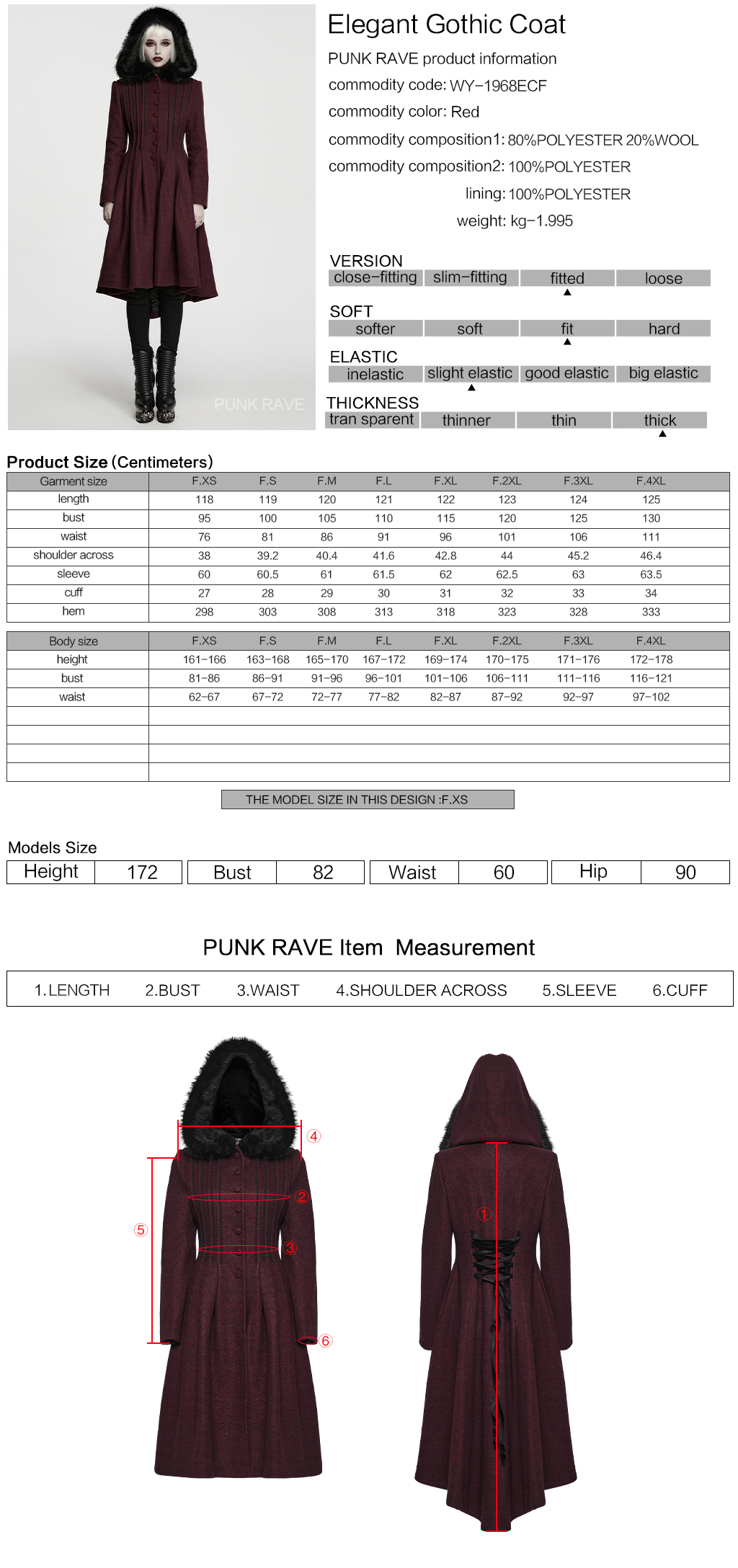 Gothic Elegant Waist-Cinching Coat - Image 19
