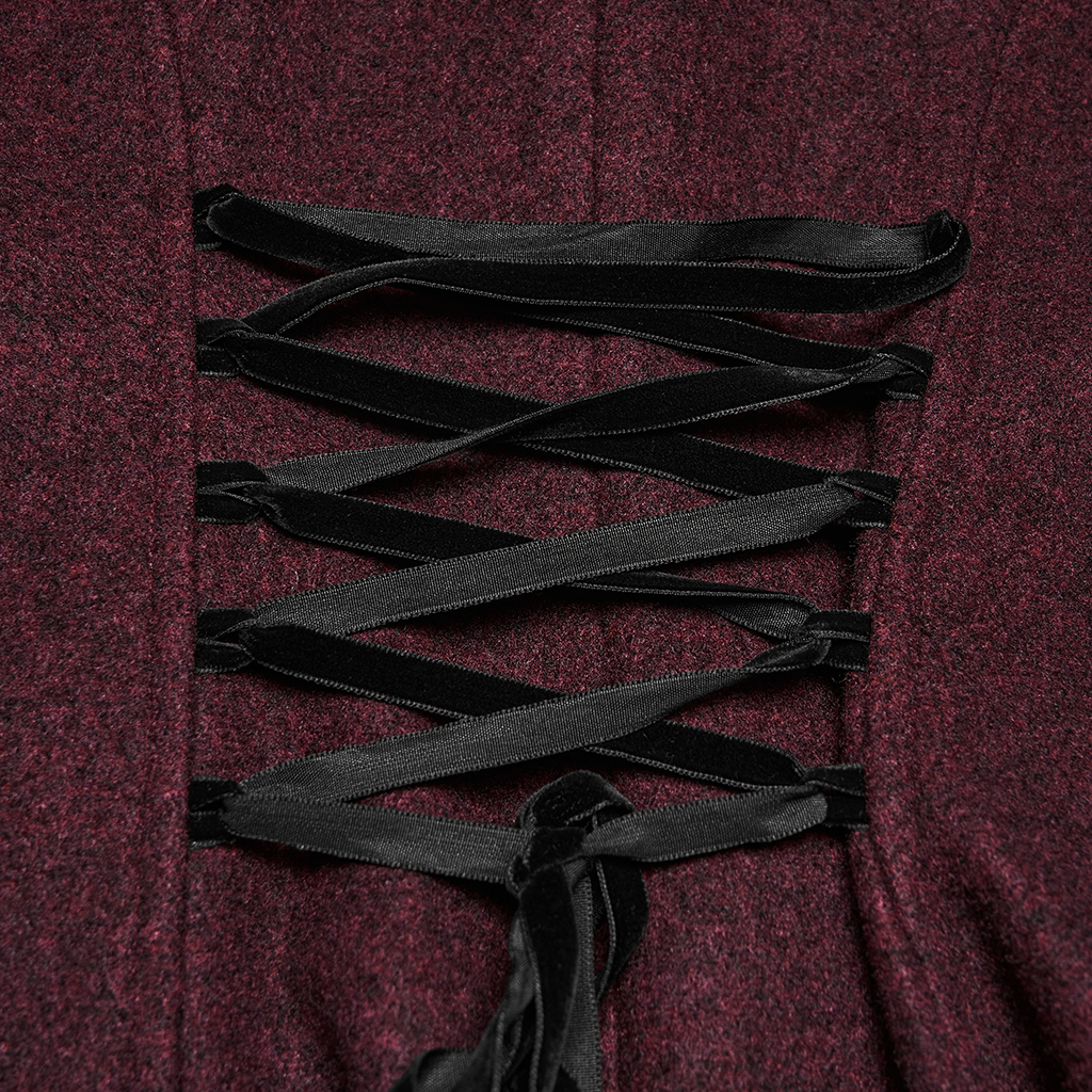 Gothic Elegant Waist-Cinching Coat - Image 18