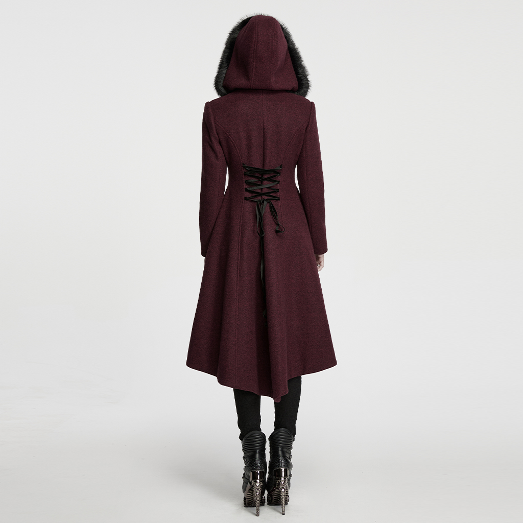 Gothic Elegant Waist-Cinching Coat - Image 13