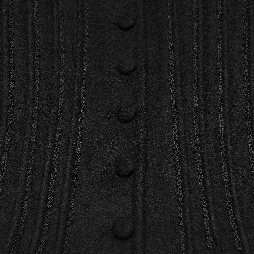 Gothic Elegant Waist-Cinching Coat - Image 7