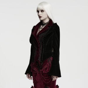 Goth Dark Blood Coat