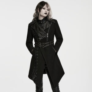 Punk Double Belted Coat
