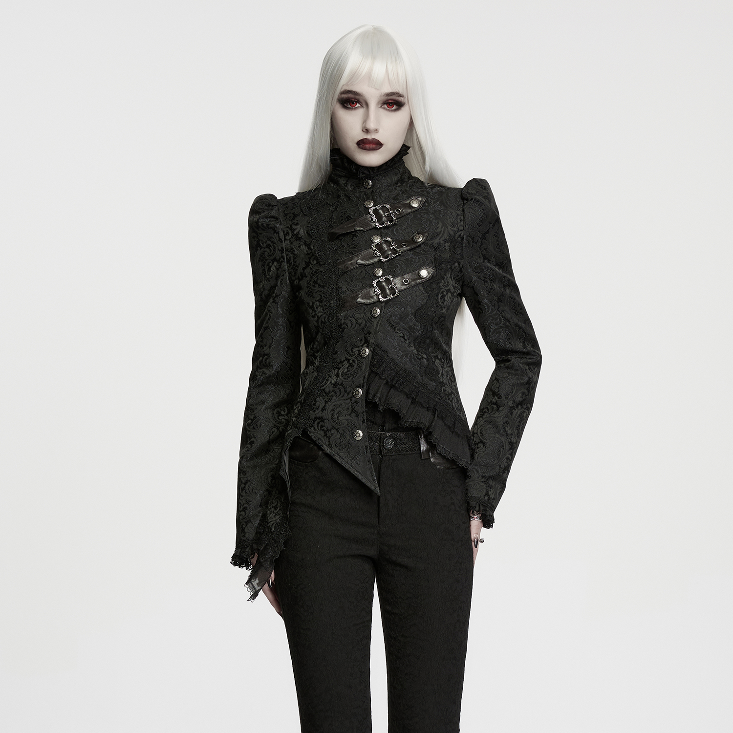 Gothic Asymmetric Layered Coat
