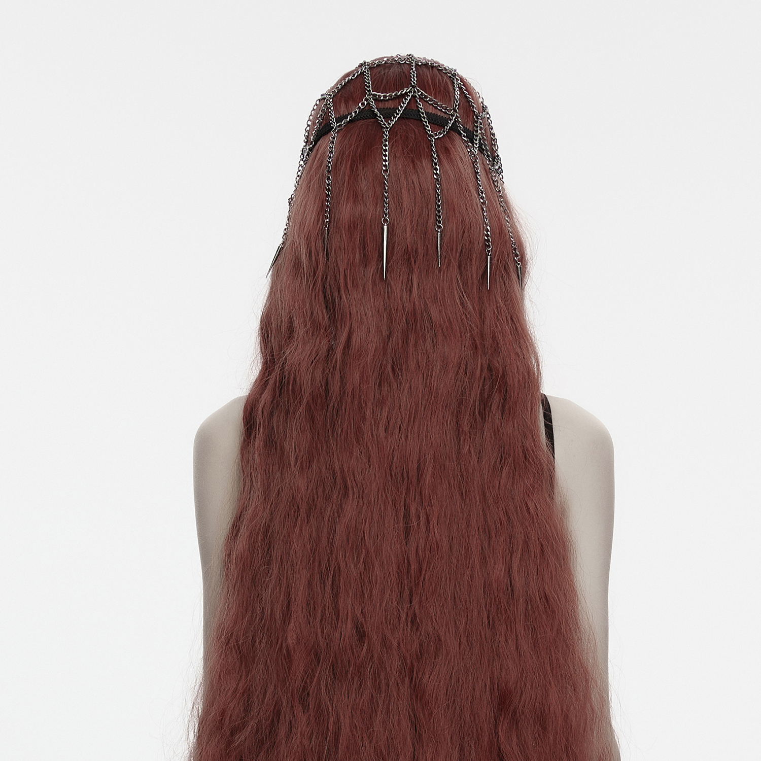 Gothic Spiderweb 1920s Masquerade Headdress - Image 3