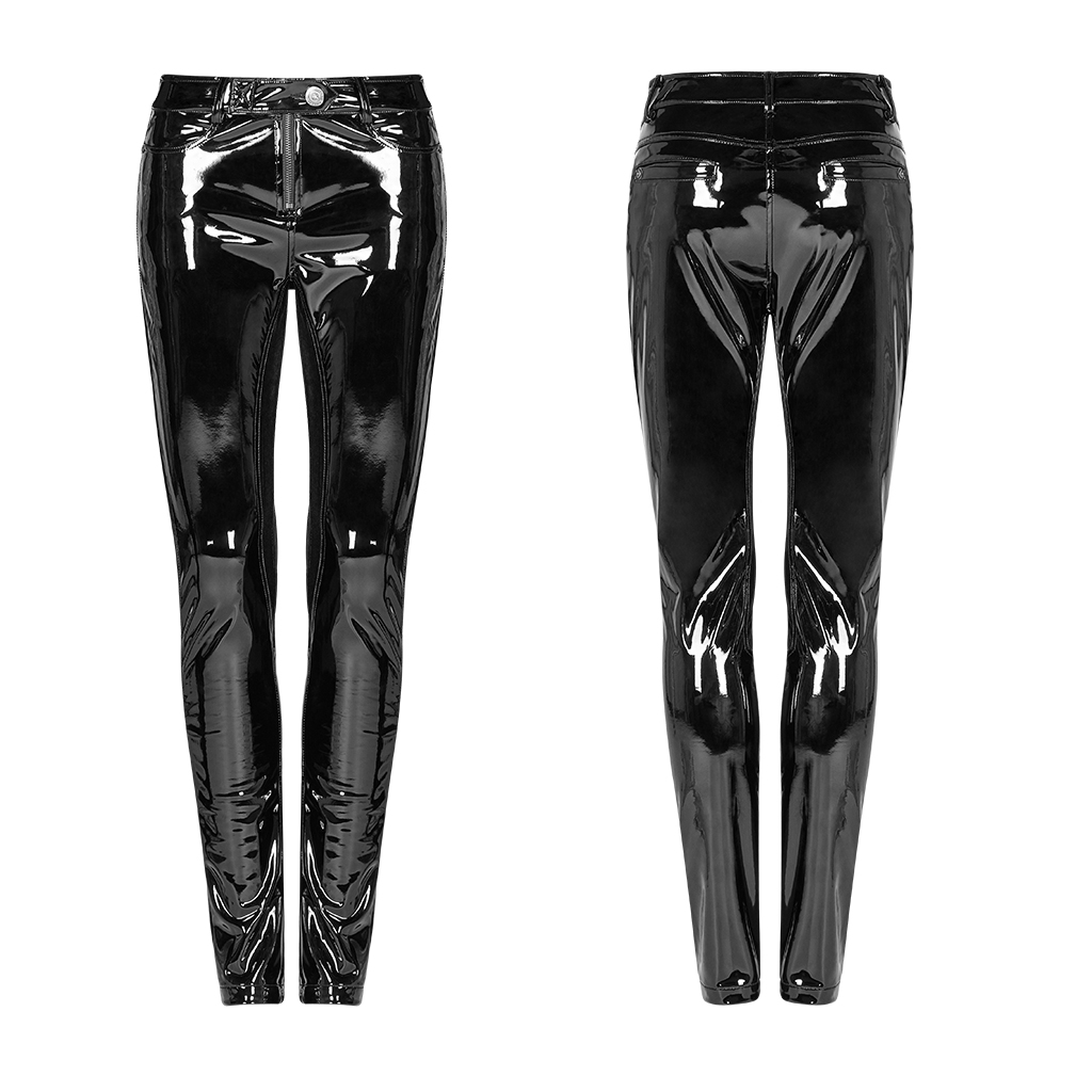 Punk Patent Leather Pants - Image 5