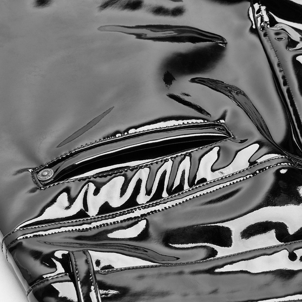 Punk Patent Leather Pants - Image 8