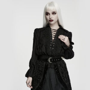 Decadent Gothic Cotton Linen Shirt