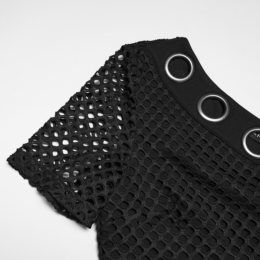 Punk Asymmetric One-Shoulder Top - Image 8
