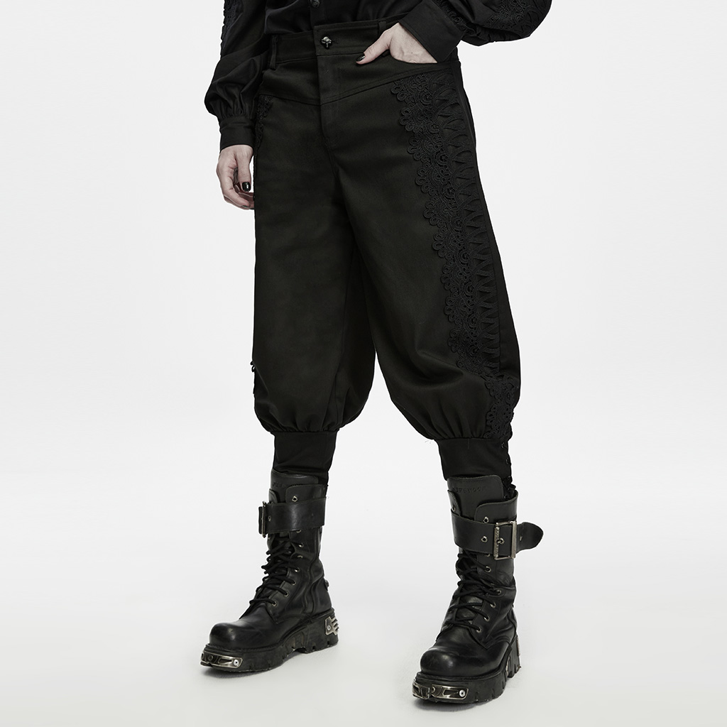Gothic Military Cargo Pants - Image 3