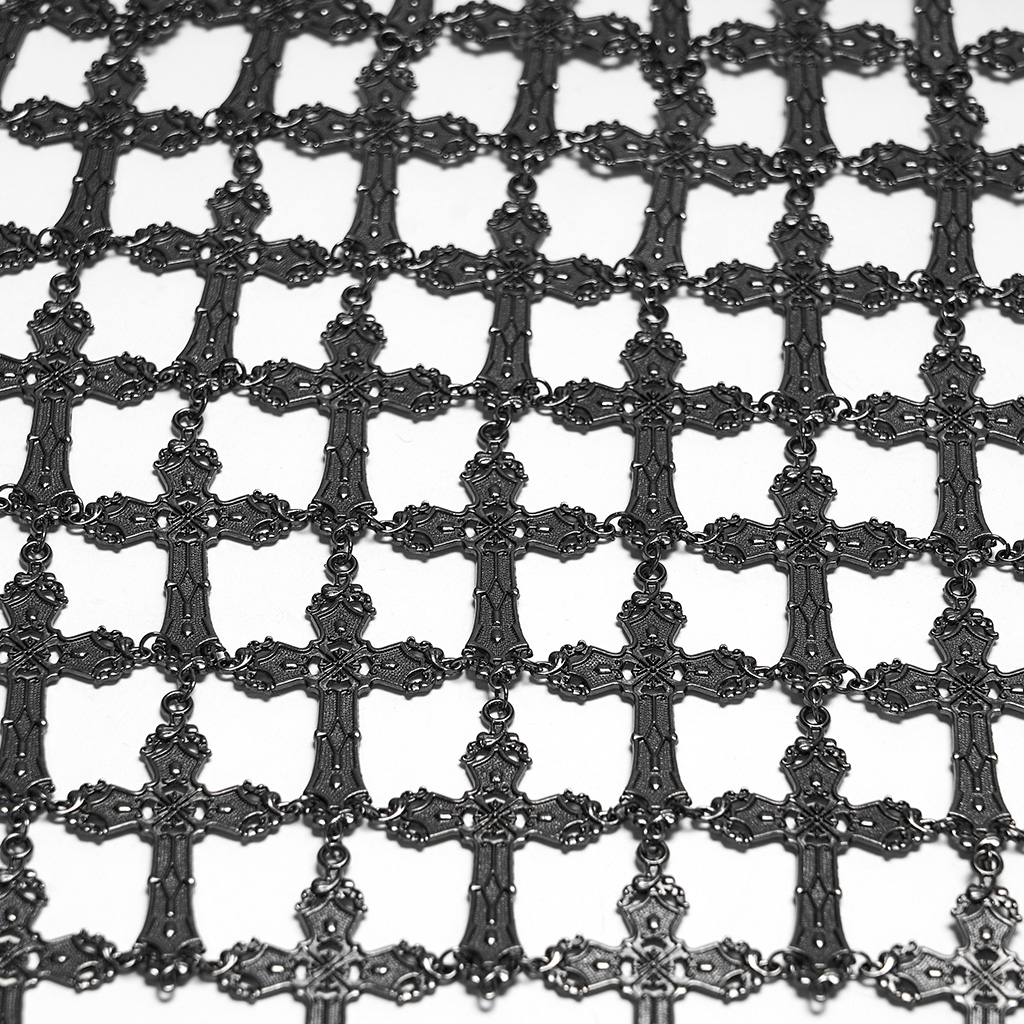 Punk Metal Cross Cage Skirt - Image 7