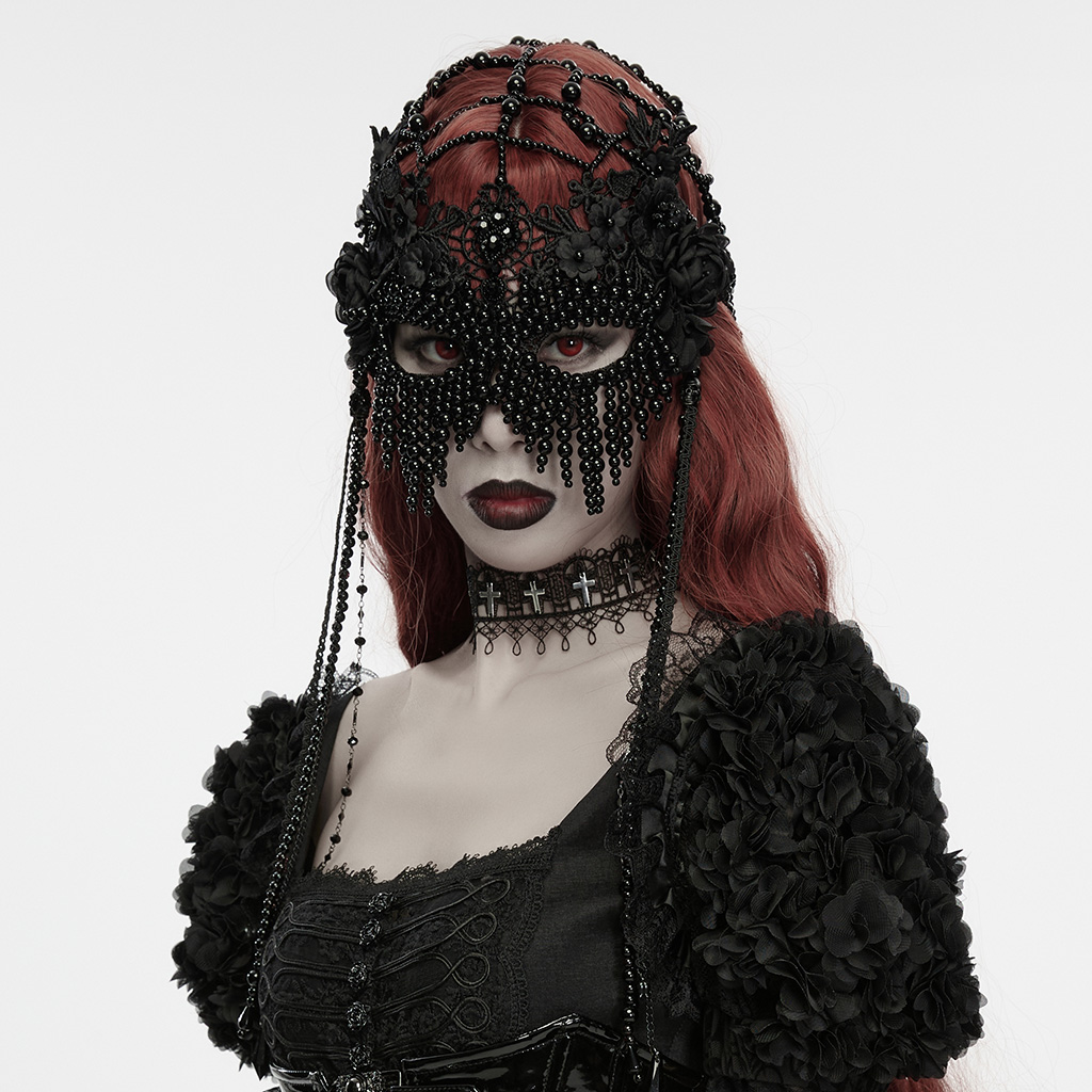 Gothic Dark Priestess Masque - Image 2