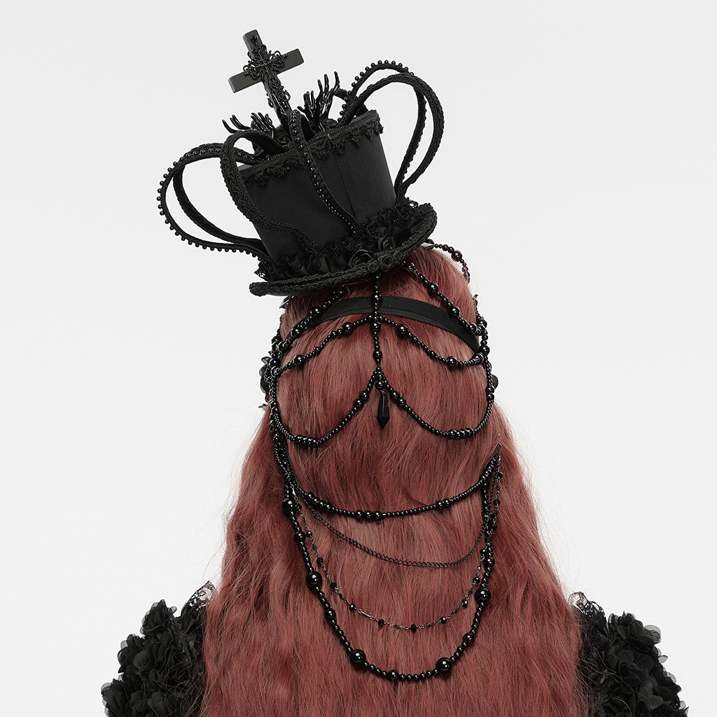 Gothic Dark Priestess Masque - Image 3