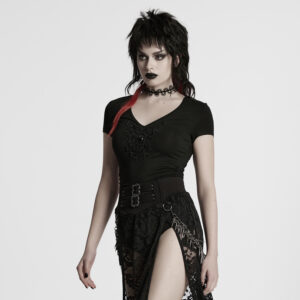 Gothic V-Neck  Top