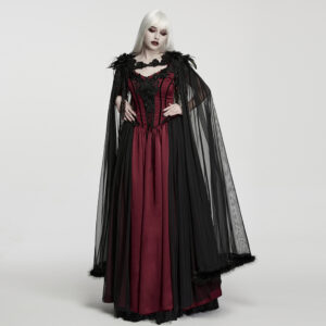 Gothic Shadow Mesh Cloak