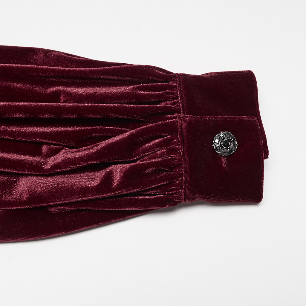Gothic Velvet Court Shirt - Image 11