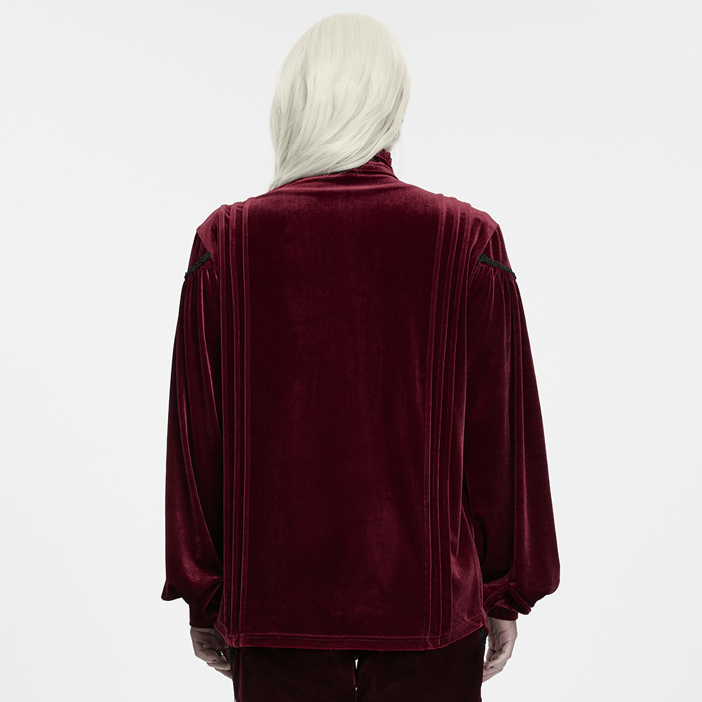 Gothic Velvet Court Shirt - Image 4