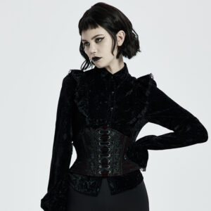 Gothic Rose Laced Belt Corset