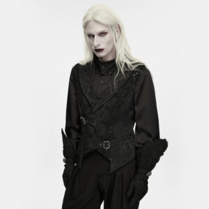 Gothic Jacquard Asymmetric Waistcoat