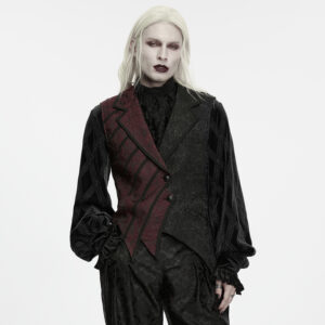 Gothic Asymmetrical Tailcoat Vest