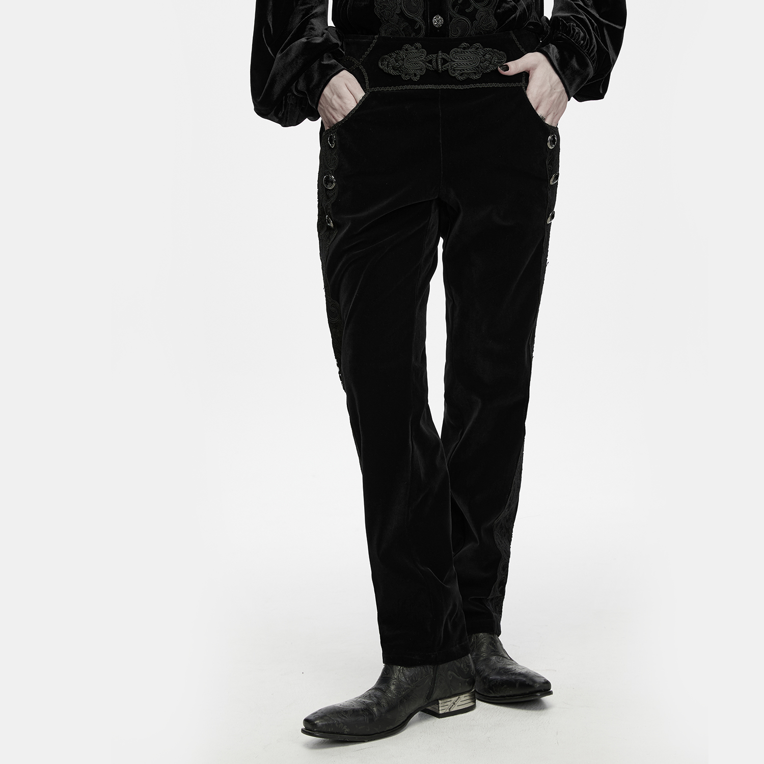Gothic Dark Aristocrat Velvet Pants