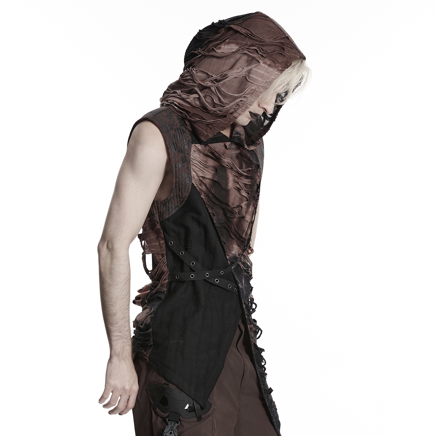 Wasteland Tattered Hooded Vest