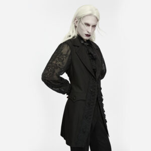 Gothic Jacquard Long Waistcoat