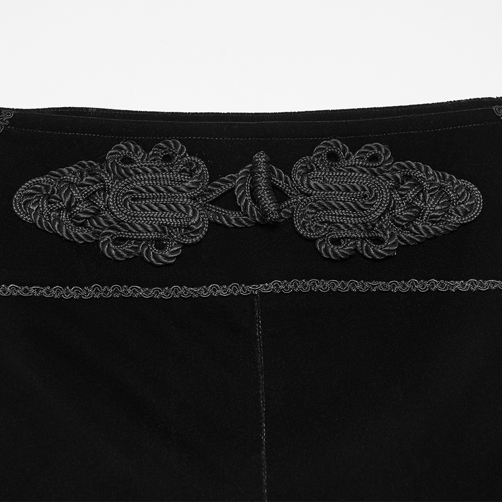 Gothic Dark Aristocrat Velvet Pants - Image 7
